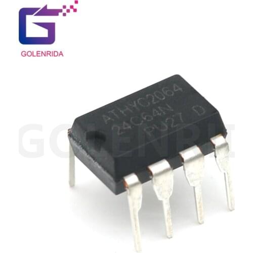 10PCS AT24C64 DIP8 AT24C64A DIP 24C64 DIP AT24C64N DIP-8