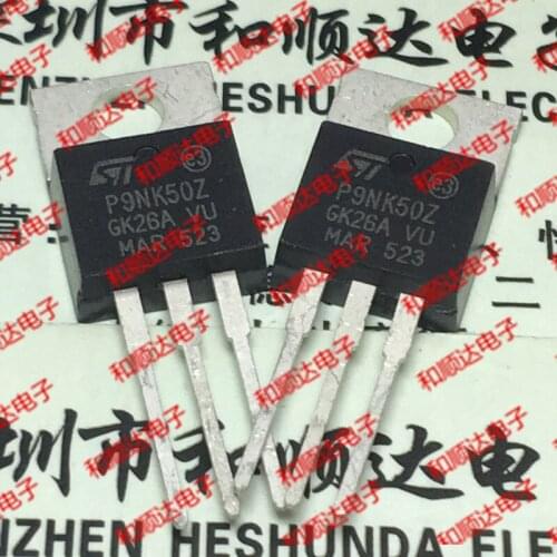 10pcs/lot P9NK50Z STP9NK50Z New stock TO-220 500V 7.2A