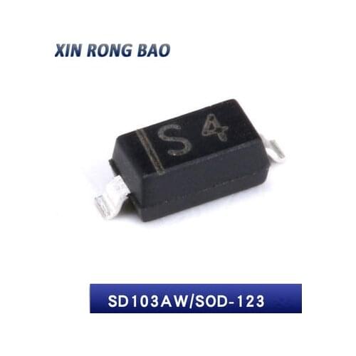 100pcs 1N5819W SOD-123 1206 SMD schottky diode 1N5819 (Marking S4) SD103AW