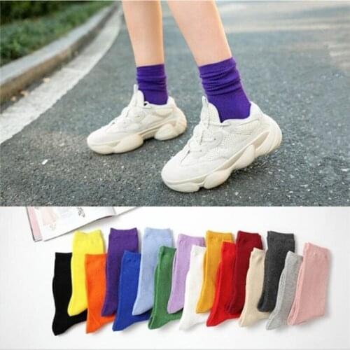 12 double Multicolour Unlined Cotton College Tennis Socks