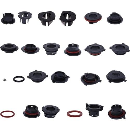 2Pcs Car LED Headlight Bulb Adapter Holder Base Sockets Retainer for H1 H3 H4 H7 H11 H13 9004 9005 9006 9007 #425