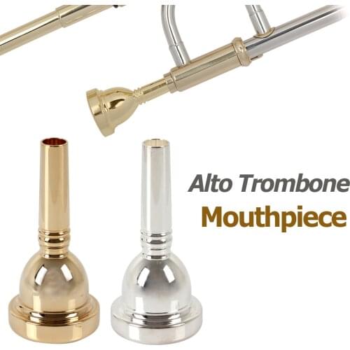 6.5AL Alto Trombone Mouthpiece Copper Alloy Material Silver / Gold Colors Optional Suitable for trombone professional