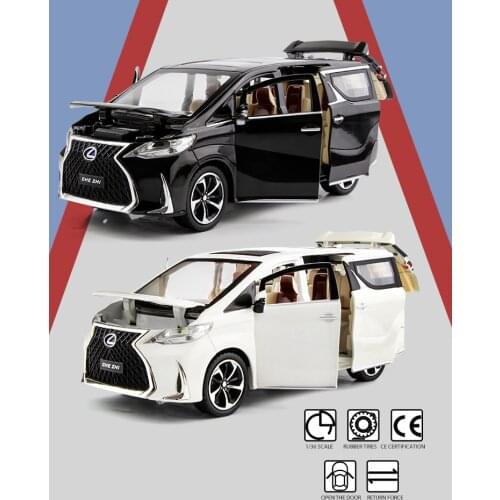 Lexus LM300h MPV Collection Model 1:24 Alloy Car Best Gifts For Children CheZhi Simulation Exquisite Diecasts Metal Toy Vehicles