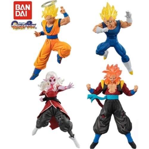 Bandai Dragon Ball Z Gashapon Vs 14 Sun Goku Vegeta Chronoa Pvc Small Figure Collection Model Toy Anime Figure Toys for Kids