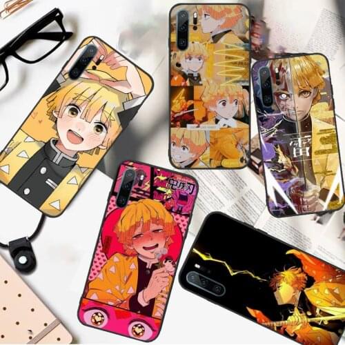 Agatsuma Zenitsu anime demon slayer Phone Case For Huawei honor Mate P 10 20 30 40 i 9 8 pro x Lite smart 2019 nova 5t