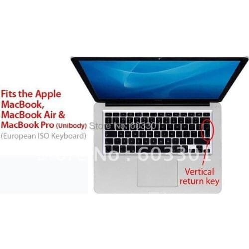 Keyboard skin for macbook UK version, for macbook 13.3 pro EU version keyboard cover protector Macbookair 13 Pro 13 15 Retina
