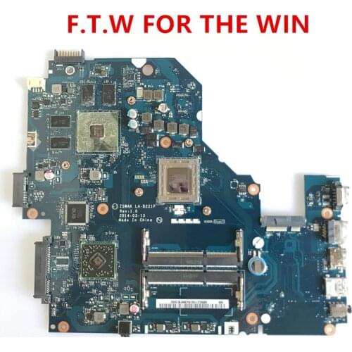 For ACER Aspire E5-551G Laptop Motherboard With A8-7100 CPU R7 M265 2GB GPU Z5WAK Full Tested LA-B221P 100%WORK