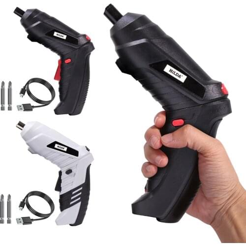 Electric Screwdriver Cordless Power Drill Hole Lithium Multi-function Battery Rechargeable Screwdriver Household DIY Power Tools