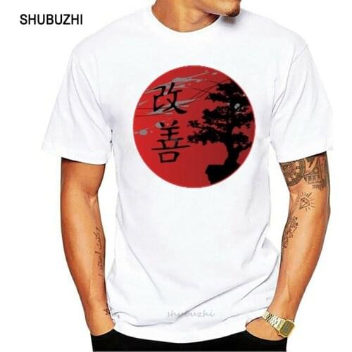 Kaizen Continual Improvement Japanese Design T Shirt Normal Fit Casual Cotton Basic Solid Euro Size Over Size S-5XL Customize