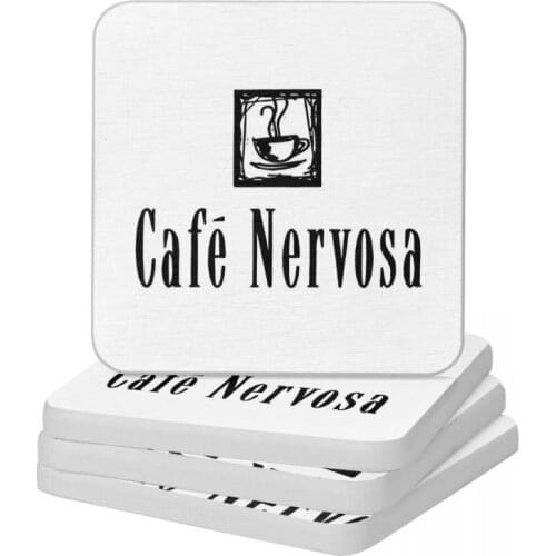 Cafe Nervosa Frasier Seattle Diatomite Square Round Shape Coaster Eco-friendly Cup Bonsai Mat Soap Toothbrush Pad Diameter 10