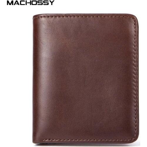 Vintage Classic Style Men Wallet Genuine Leather Men Wallets Short Male Purse Card Holder Wallet Men Fashion High Quality