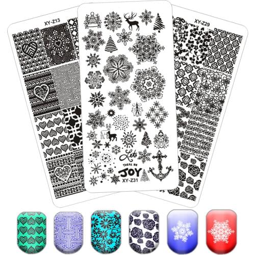 Nail Stamp Plates New Design 6X12CM Size Flower Polish DIY Stamping Nail Art