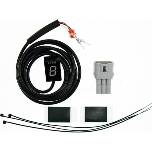 Motorcycle LCD Electronics 6 Speed 1 - 6 Level Gear Indicator Digital Gear Meter For Suzuki RMX-450Z EFI Moto RMX450Z RMX 450