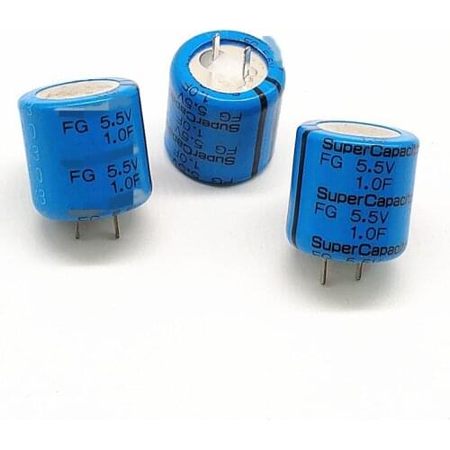 2pcs FG Series FGOH105ZF 5.5V 1.0F Energy Storage Memory 5.5V1F