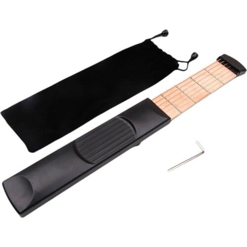 Balight 6 Fret Portable Guitar Pocket Guitar Chord Practice Tool Portable Guitar Neck For Trainer Beginner