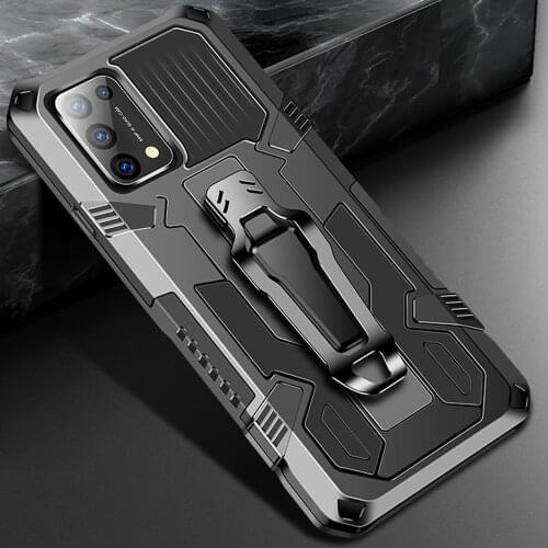 Shockproof Armor Belt Clip Case For Oppo Reno 5 Reno5 4 Reno4 F Lite Luxury Military Rugged Shield Shell Cover Realme 8 Pro Case