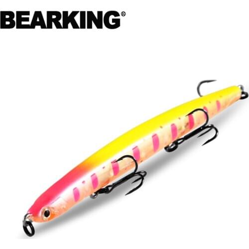 Bearking Fishing Tackle Fishing Lures Hard Bait Minnow 4mixed Colors, Pencil Bait Hot Model New Model Number Type Category