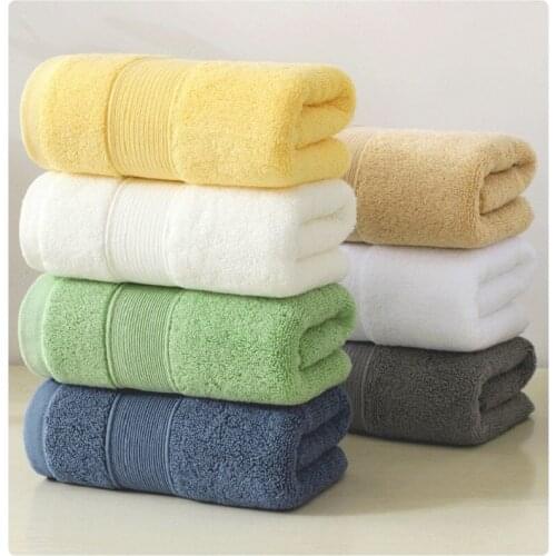 Thickened Cotton Towel Absorbent Face Wash Towel All Cotton Soft embroidery l Towel Pure Cotton Mother And Baby Face Wash Towel