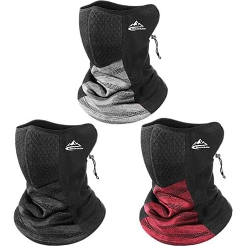 Winter Fishing Warm Mask Outdoor Sport Bandana Scarf Fishing Cycling Hiking Face Cover Neck Gaiter Bike Half Mask