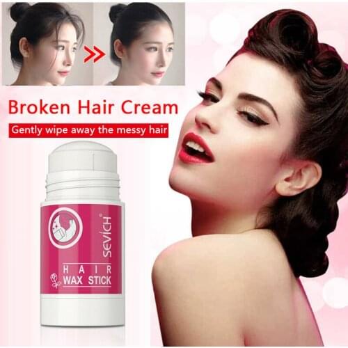1PC Hair Wax Stick Not Greasy Rapid Fixing Short Broken Hair Wax Rod Finishing Cream Hair Finishing Hair Edge Control Gel Stick