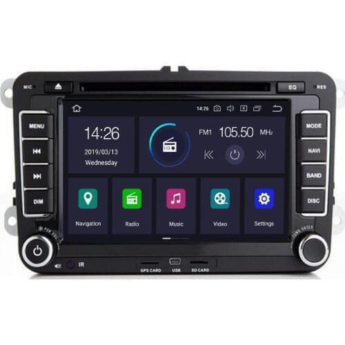 2 Din Android 10 Car Multimedia Player For VW Skoda Octavia 2 3 Superb Volkswagen Passat b6 Seat Leon 2 T5 Amarok DVD Radio 4GB
