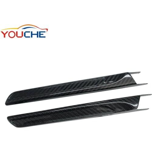 2 Pcs Carbon Fiber Side Fender Cover Decoration Vent Fender for BMW M3 F80 & M4 F82 2014-2019