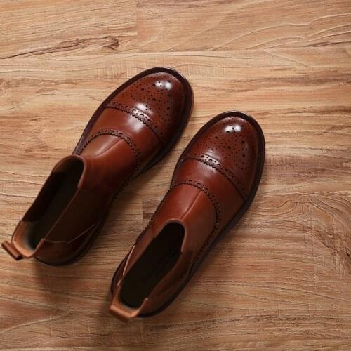 2021 New Autumn Women Shoes Women Boots Winter Block Ankle Boots for Women Zapatos De Mujer Womens Chunky Boots