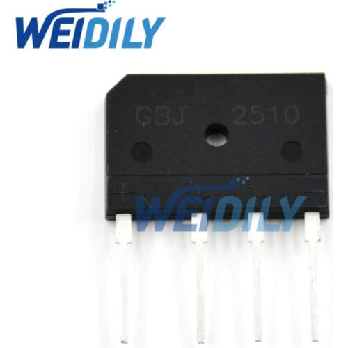 5PCS KBJ2510 GBJ2510 25A 1000V Bridge Rectifier IC New
