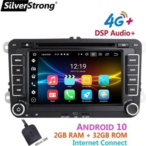 4G Internet,2Din Android10,Car DVD,for Volkswagen,Passat/B6 B7/Golf MK5/MK6,Car Android DVD GPS Radio