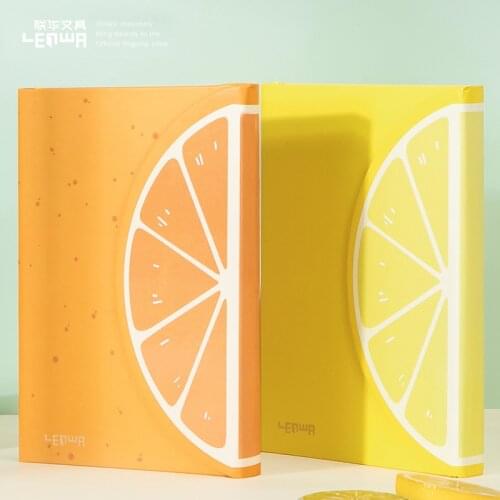 DailyFreshFruit Style Magnetic Buckle Notebook Diary B6 Size Hand Account Notebook Creative Stationery