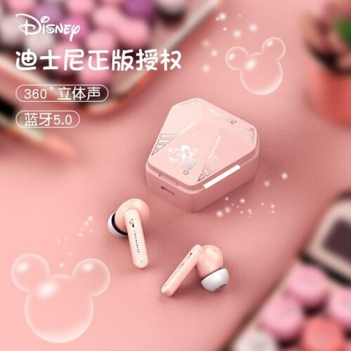 2021 Disney Marvel TWS Bluetooth headset ultra long standby 5.0 in-ear sports noise reduction game for iPhone
