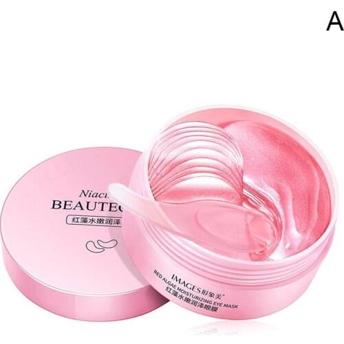 Hydrogel Eye Patches with Hyaluronic Acid and Red Red Mask Eye Bags (60 Algae Pieces) Moisturizing Eye Anti H9F9