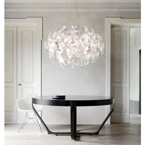 Nordic pine cone chandelier designer art spherical dining room lamp bedroom lamp creative living room light of hope chandelier