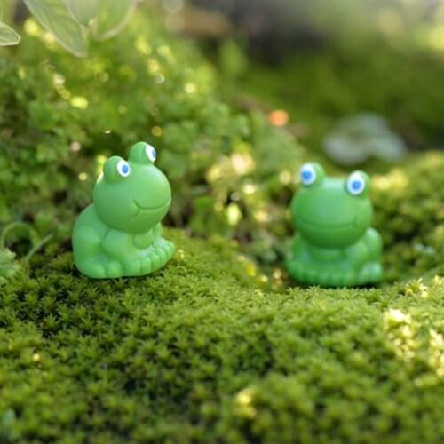 10x Miniature Fairy Garden Micro Landscape Mini Dollhouse Bonsai Decor Frog Mini Animals Miniature Fairy Garden Home