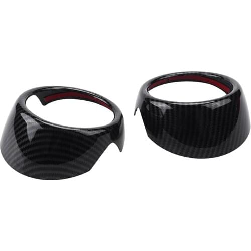 Car Door Handle Cover Trim for BMW MINI Cooper 3DR F56 Carbon Fiber Style Interior