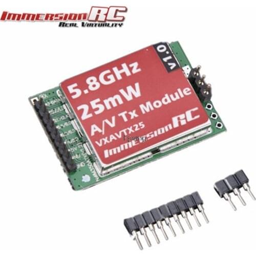 Original IRC ImmersionRC 5.8G 5.8ghz 15-Channel A/V Transmitter with RaceBand 25mW for Vortex Quadcopter Racing drone
