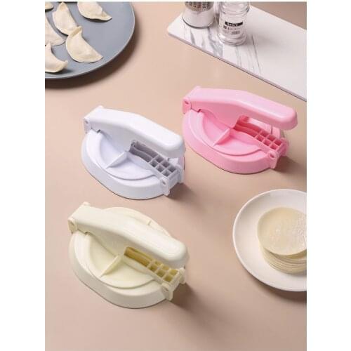 Manual Dumpling Skin Wrapper Mold Household Dough Press Maker Plastic Dumpling Making Artifact Kitchen Baking Pastry Tools