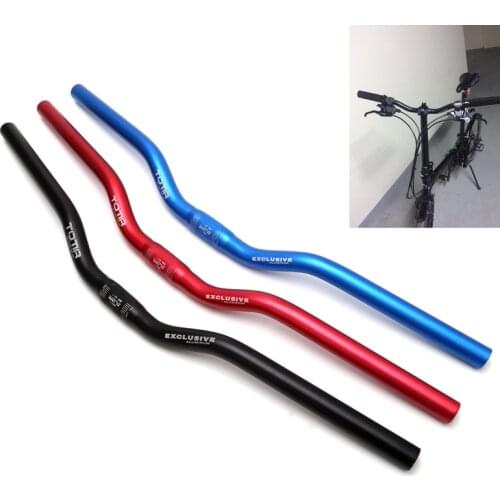 25.4mm 62cm Aluminum Alloy Handlebar MTB Handle Riser Bar For Mountain Road Bike Bicycle Bike Parts