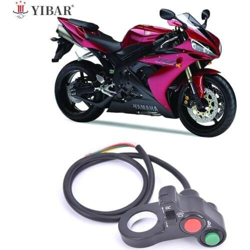 Motorcycle Handlebar Switch Electric Bike Scooter Horn Turn Signals On/Off Button Light Switch