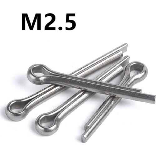 200pcs/lot M2.5x12/16/20/25/30/35/40mm GB91 Stainless Steel Cotter Pin