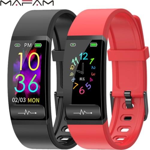 MAFAM M8s P11 ECG Smart Band Watch Heart Rate Monitor PPG Smart Bracelet Blood Pressure Themometer Smart Clock Wristband