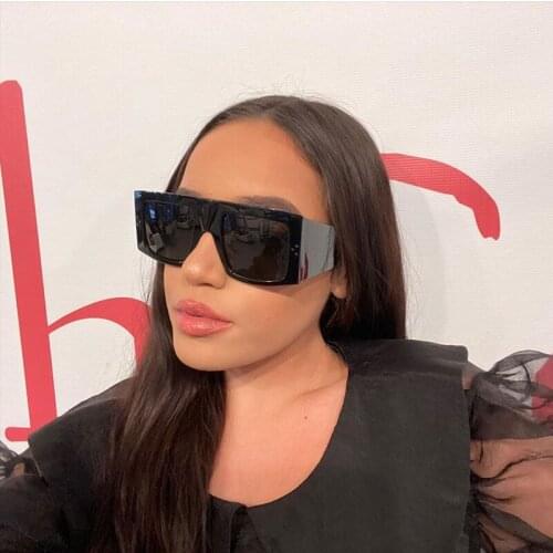 Womens Sunglasses 2021 Trend Fashion wWomen Oversized Sun Glasses Luxury Designer Shades lunette de soleil femme