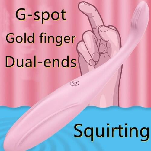 G Spot Squirt Vibrators Clitoris Powerful Sex Toys For Women No Sound USB Fast Shipping Dual Ends Dilldo