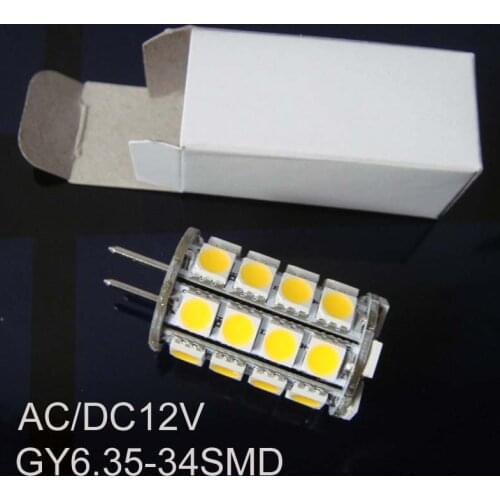High quality AC/DC12V GY6.35 led light,GY6.35 lamp led 12v,led G6 bulb,gy6 led lamps free shipping 50pcs/lot