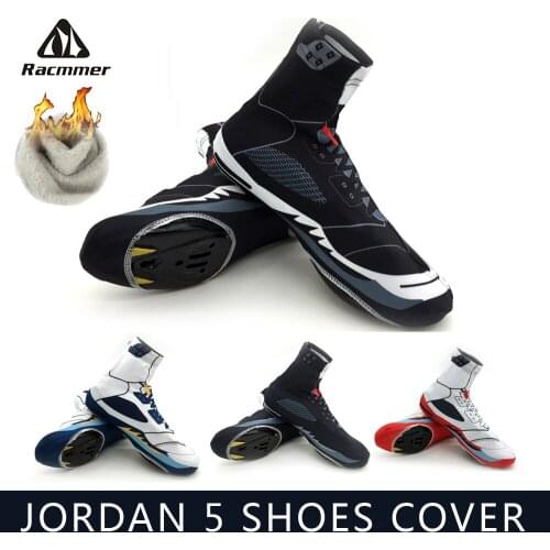 Racmmer Winter Thermal Fleece Funny Basketball Cycling Shoe Cover Mtb Bike Bicycle Overshoe Boot Reflective Ciclismo #ST-04