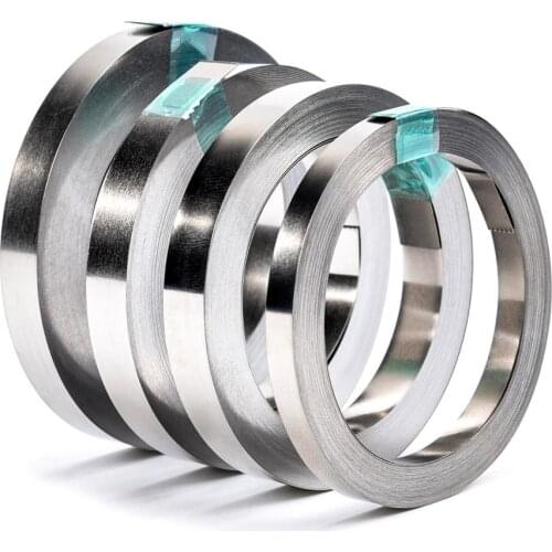 1 Roll 10m 18650 Li-ion Battery Nickel Sheet Plate Nickel Plated Steel Belt Strip Connector spot welding machine Battery welders