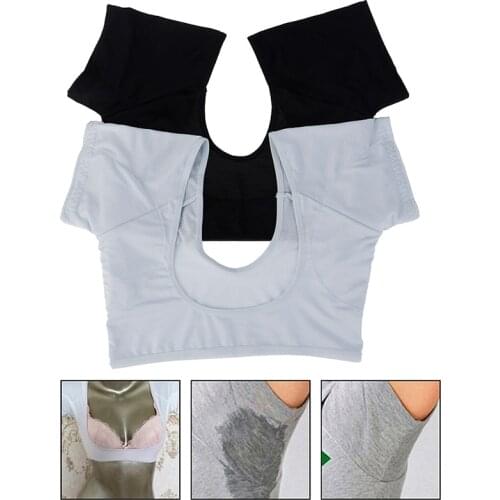 1 Pc Reusable Washable Underarm Armpit Sweat Pads Perfume Absorbing T-shirt Shape Sweat Pads