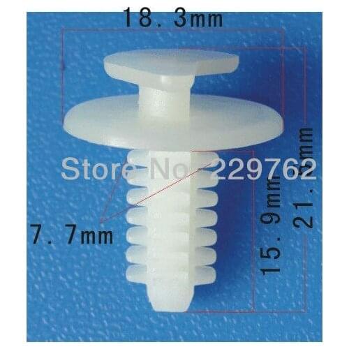 Free Shipping 100PCS Retainer For Fiat Auto Plastic Fastener Car Clips Automotive Clips And Fasteners Fastener Retainer Clip