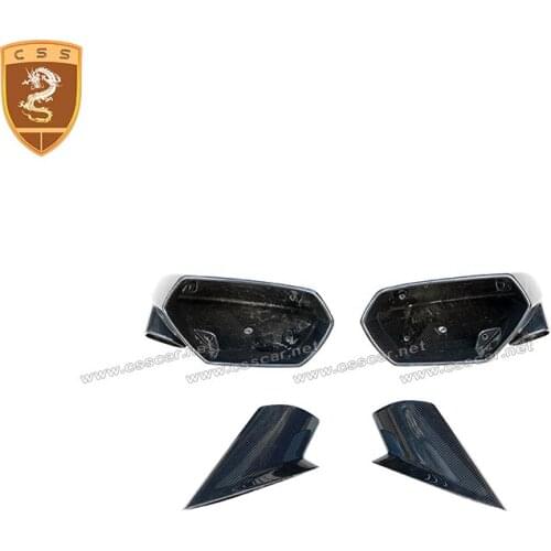 OEM Mirror Cover Car Exterior Side Rearview Mirror Decoration Cover For Lamborghini Huracan LP610 LP580 Carbon Fiber