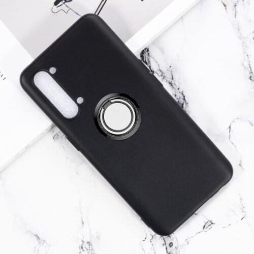 For OPPO Find X2 Lite CPH2005 Back Ring Holder Bracket Phone Case Cover Phone TPU Soft Silicone
